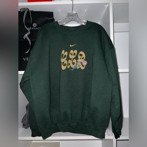 Drake Certified Lover Boy Unisex Crew Neck Sweatshirt | Hunter Green | Unisex XL